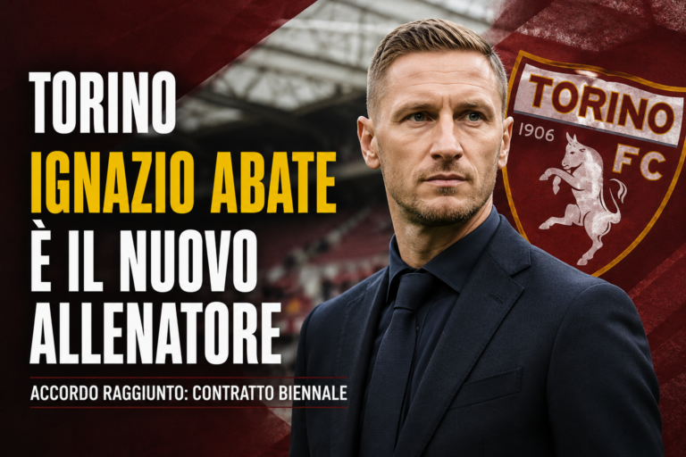 Torino, scelto Ignazio Abate: sarà lui il nuovo allenatore Ignazio Abate