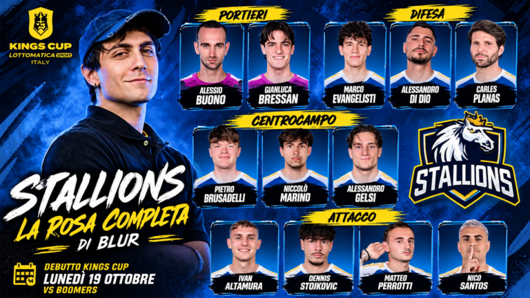 Kings League Stallions, la rosa completa di Blur per la Cup Kings League Stallions